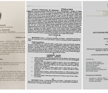 Stema e dyshimtë në aktvendimin për rastin e Enver Hasanit