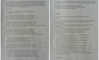 Rrëfimi i dëshmitarit 1 “për transportin e viktimave”