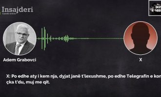 Bashkëbiseduesi i Grabovcit i kërkon falje Telegrafit
