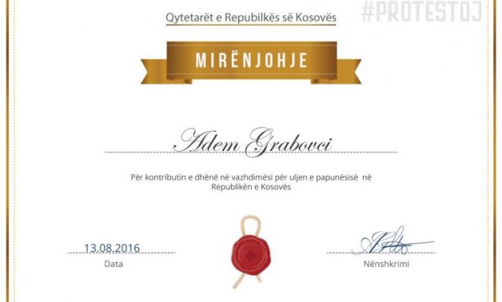 Grabovcit i ndahet mirënjohje për punësime