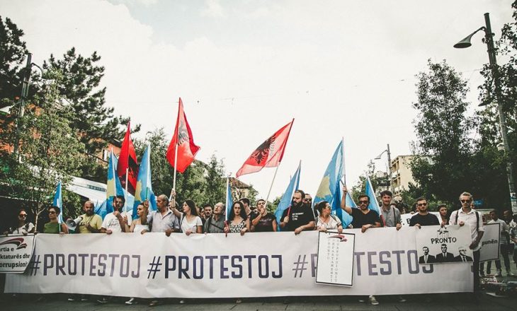 Të martën vazhdon protesta ‘kundër korrupsionit dhe krimit institucional’