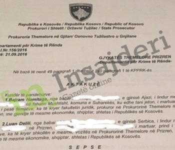 Aktakuzë: Prokurori u korruptua me një kosë, një çadër dhe kërkoi 5 mijë euro