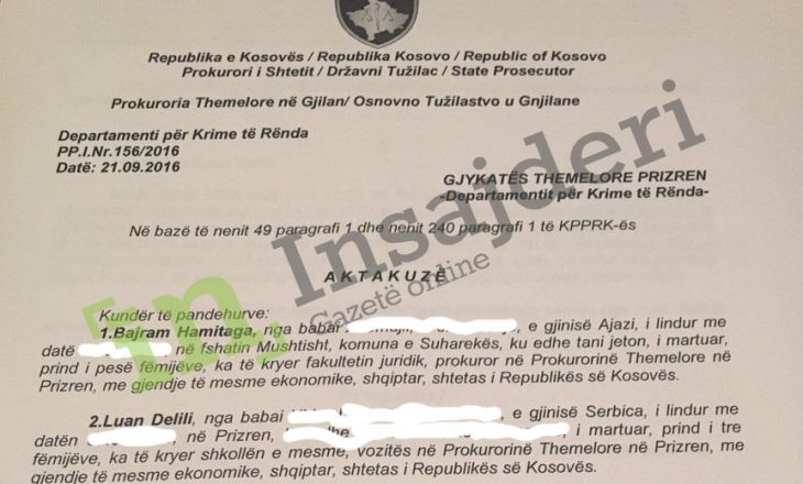 Aktakuzë: Prokurori u korruptua me një kosë, një çadër dhe kërkoi 5 mijë euro