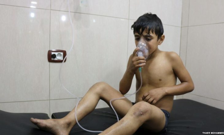 Dyshohet se gjatë sulmeve në Aleppo janë përdorur edhe armët kimike