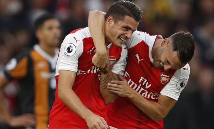 Xhaka sërish shënon nga distanca për Arsenalin [video]