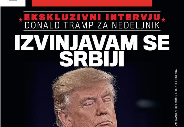 Donald Trump mohon t’i ketë kërkuar falje Serbisë