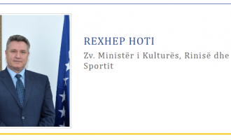 Zëvendësministri i Kulturës, kushëriri i Ukshin Hotit nuk komenton fshirjen e grafitit