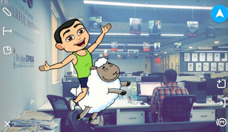 Bitmoji në Snapchat