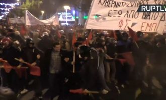 Anarkistët në Greqi protestojnë kundër vizitës së Barack Obamas