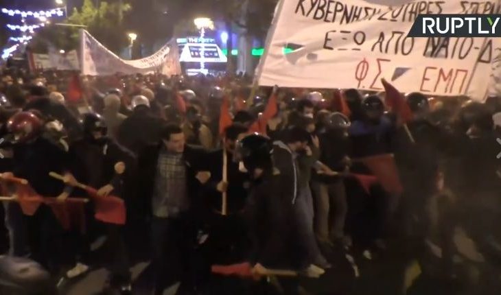 Anarkistët në Greqi protestojnë kundër vizitës së Barack Obamas