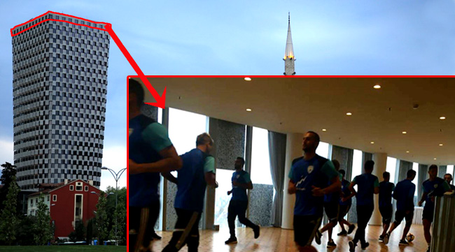 Izraeli stërvitet në katin e 23-të të hotelit në Shqipëri
