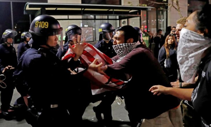 Dita e katërt e protestave kundër presidentit të zgjedhur Donald Trump