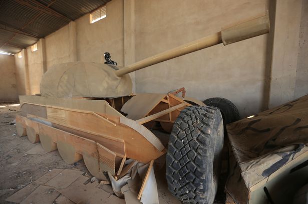 Tanket prej druri të Shtetit Islamik