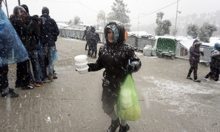 Refugjatët po vdesin nga të ftohtit në Evropë