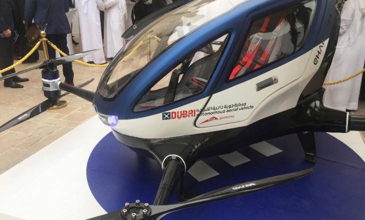 Dron Taxi, oferta e re në Dubai