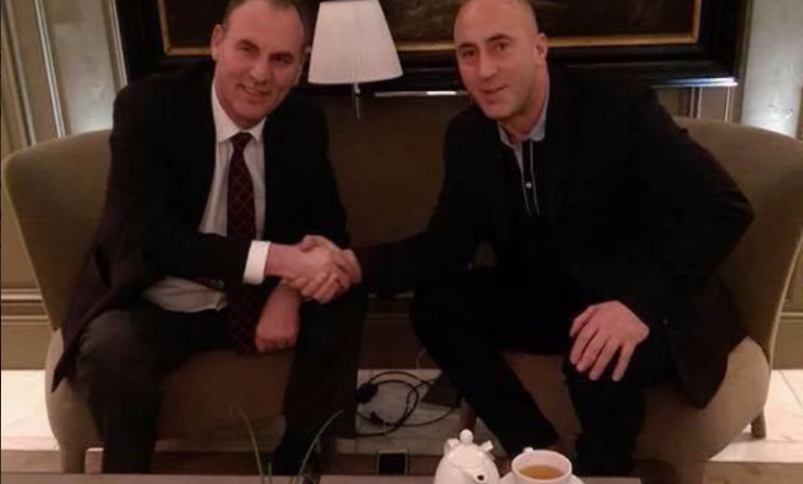 Haradinaj vizitohet në Francë nga aleati i tij