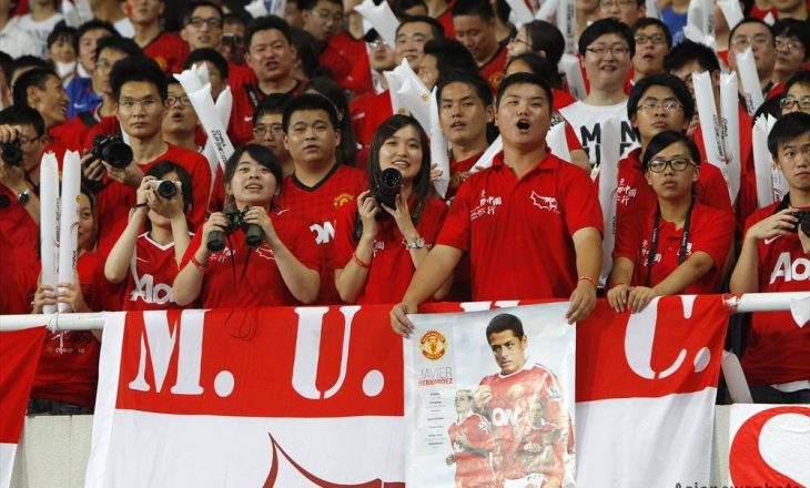 Manchester United skuadra më e pëlqyer në Kinë