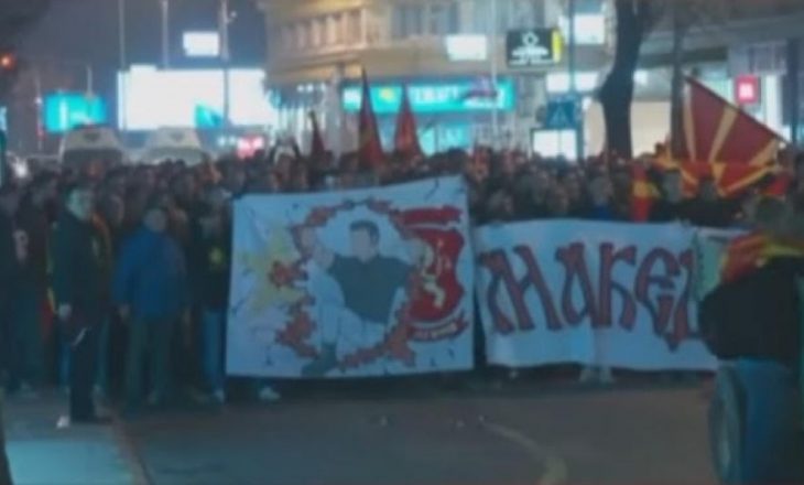 Vazhdojnë protestat kundër platformës shqiptare në Maqedoni
