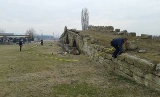 Dëmtohet një pjesë e Urës së Gurit në Vushtrri