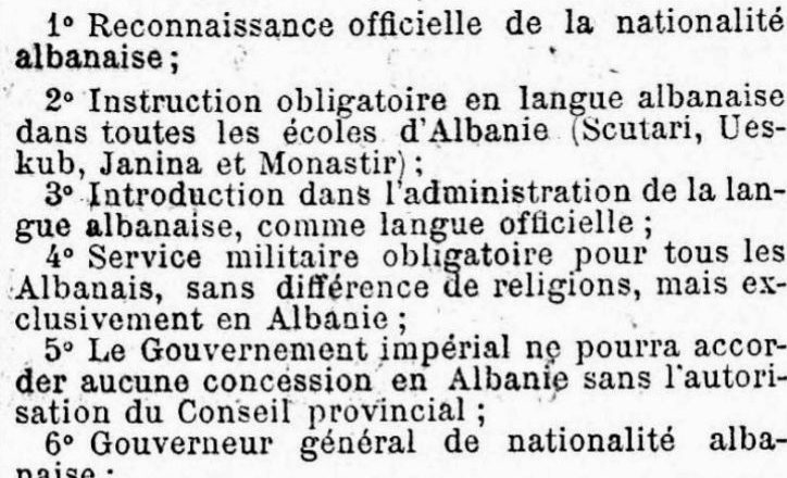 Kur Le Figaro shkruante për kërkesat e shqiptarëve ndaj Perandorisë Osmane