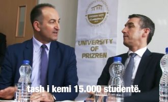Veseli dëgjon këshilla për universitetin nga i dënuari për punësime të paligjshme