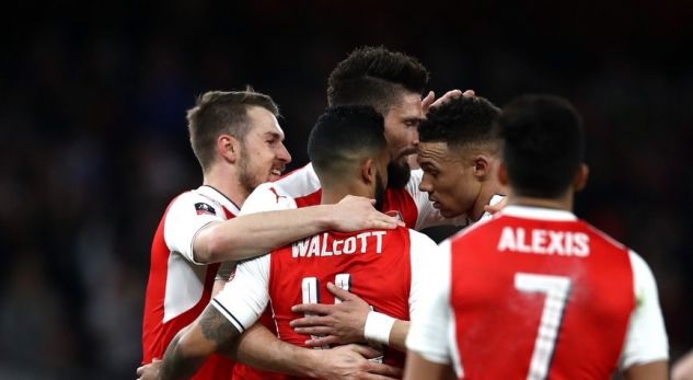 Arsenali fiton bindshëm dhe kalon në gjysmëfinale të Kupës FA