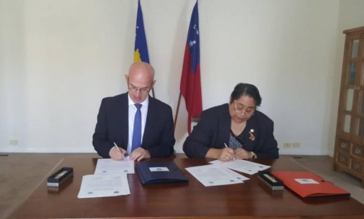 Kosova dhe Samoa lidhin marrëdhënie diplomatike