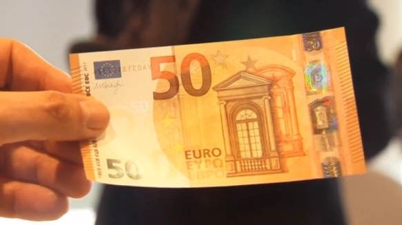 Banknota e re prej 50 euro vjen në prill