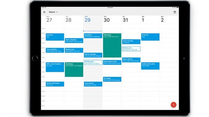 Google Calendar i përshtatur edhe për iPad