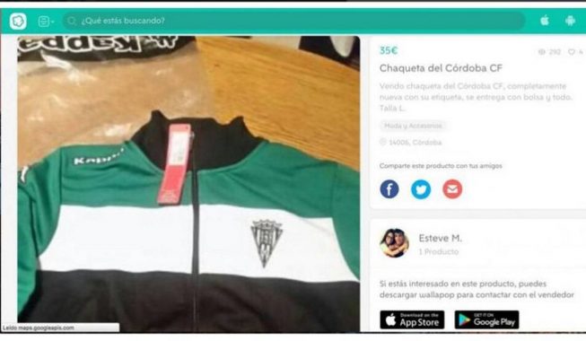Lojtari i klubit spanjoll shet xhaketën e klubit për 35€
