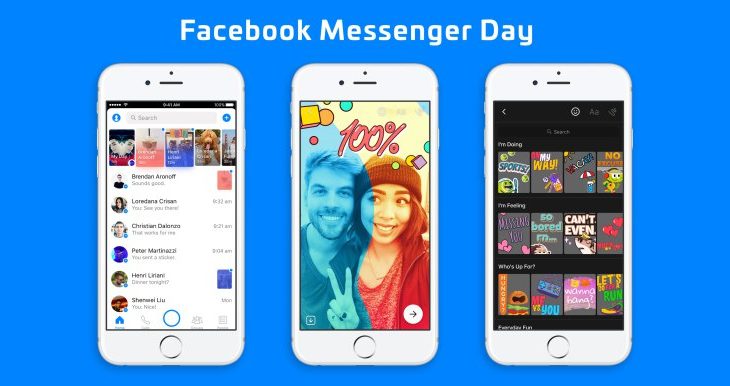 Messenger Day tashmë në të gjithë botën