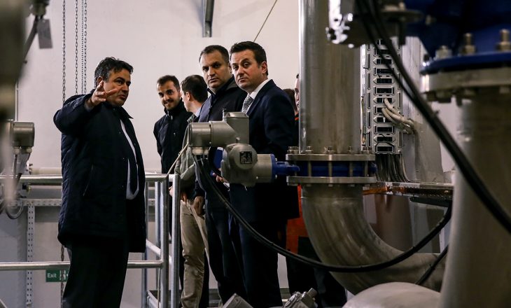 Ahmeti inauguron fabrikën e ujit   