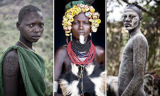 Jeta primitive e fisit Suri në Etiopi