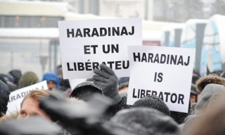 AKR e mbështetë protestën për Haradinajn