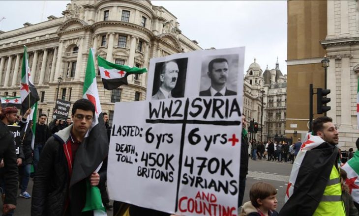  Marsh solidarizues për Sirinë në Londër