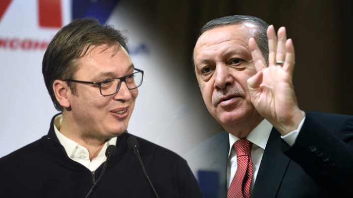 Vuçiq e fton Erdoganin për vizitë në Beograd
