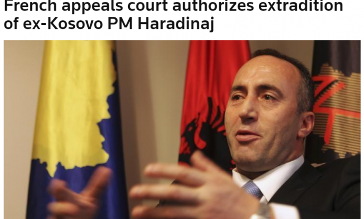 Mediumi prestigjioz ndërkombëtar thotë se Haradinaj do të ekstradohet në Serbi
