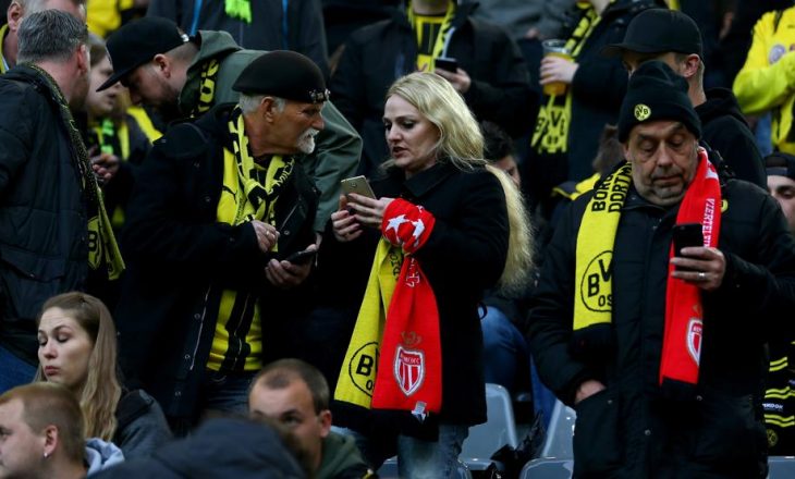 Gjesti i madh i tifozëve të Dortmundit për ata të Monacos