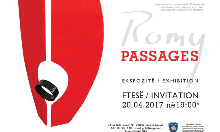 Ekspozita ‘Passages’ e artistit Romy sonte në Prishtinë