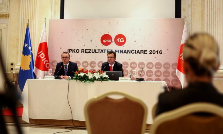 IPKO me 70 milionë euro të hyra gjatë vitit 2016