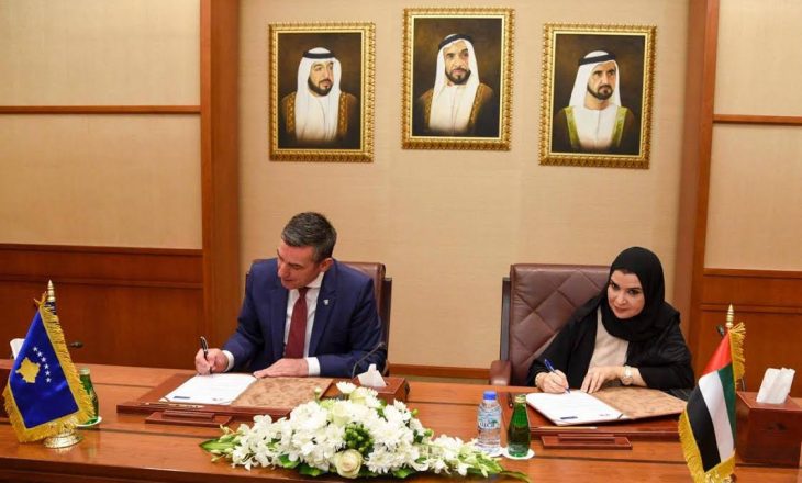 Veseli nënshkruan marrëveshje me Emiratet e Bashkuara Arabe