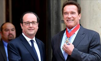 Aktori Arnold Schwarzenegger dekorohet me medalje nderi