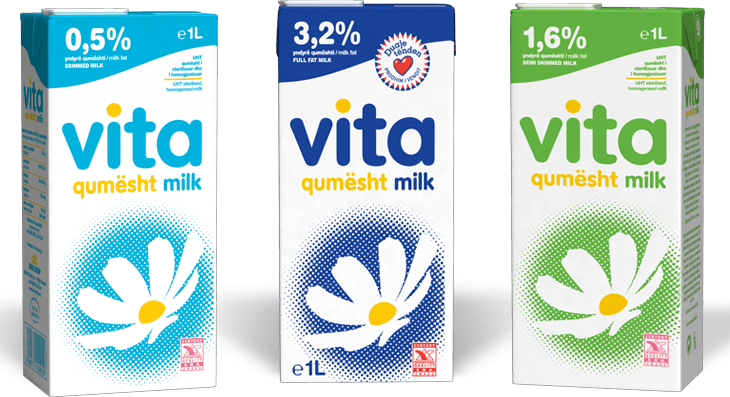 Kompania “Vita”: Produktet tona nuk përmbajnë asnjë gram pluhur qumështi