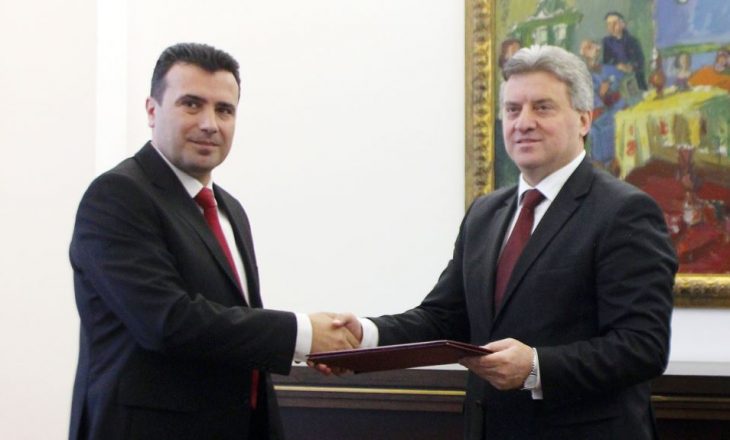 Ivanov i jep mandatin Zaevit për formimin e Qeverisë
