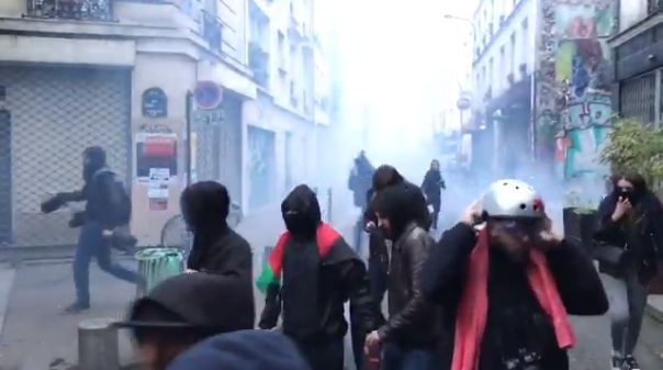 Protesta në Paris pas fitores së Macronit [foto]