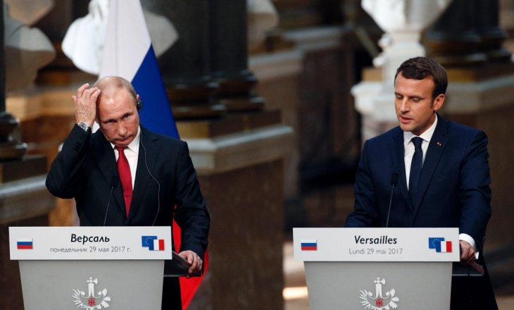 Presidenti i Francës ia përmend Putinit propagandën ruse