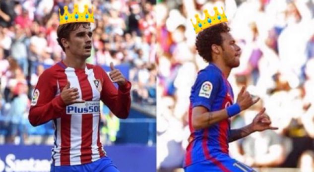 Luftë në rrjetet sociale mes Griezmannit dhe Neymarit