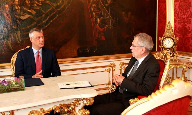Thaçi – Presidentit austriak: Nuk po kërkojmë konfrontim me BE-në