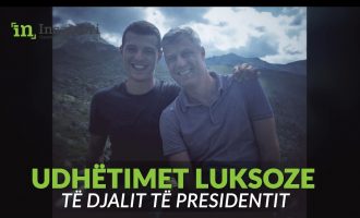 Videoja e udhëtimeve luksoze të djalit të presidentit