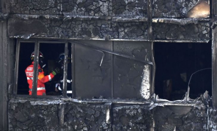 Numri i të vrarëve nga zjarri në Londër supozohet se mund të arrijë në 58